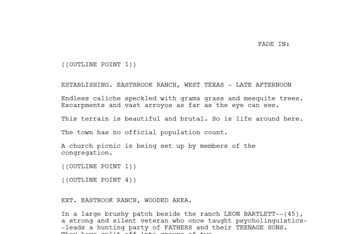 turn your book or novel into a screenplay